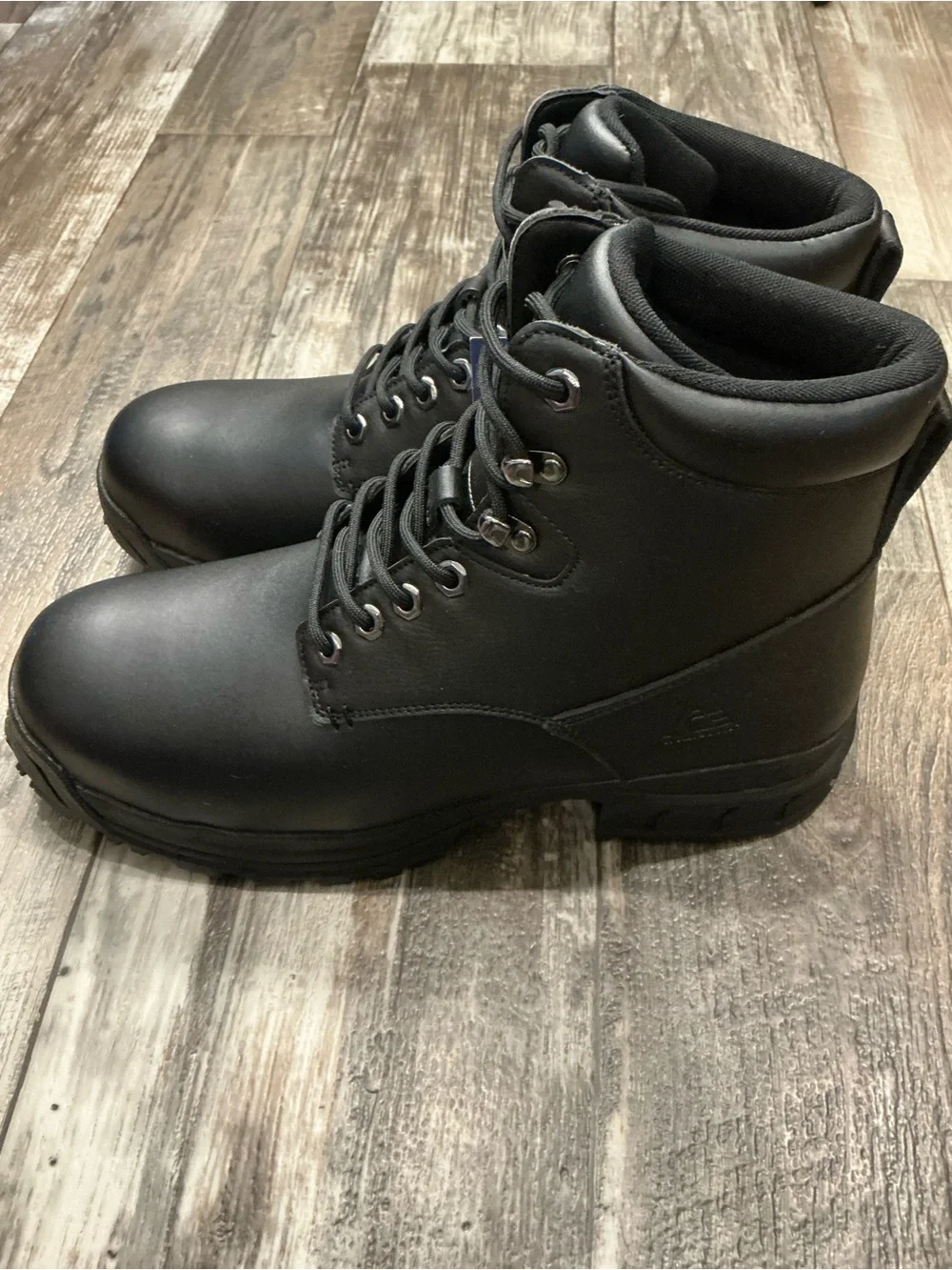 Shoes For Crews Men's Black Lace-Up Work Boot Size 12